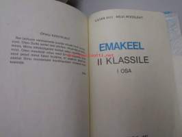 Emakeel II klassile I osa (vironkielinen oppikirja)