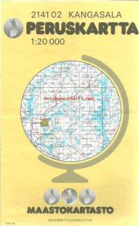 Kangasala  - 2141 02  Peruskartta 1 : 20 000  kartta
