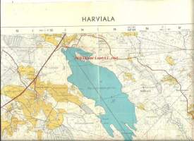 Harviala  - 2131 12  Peruskartta 1 : 20 000  kartta