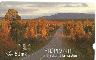 Puhelinkortti  MD3  Näkymä Suomen Lapista