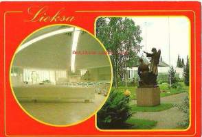 Lieksan kirkko  1986 postikortti - kirkkokortti