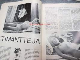 Miesten Maailma 1972 nr 5, aikuisviihdelehti, Erään Gestapon majurin kohtalo Suomessa, Timantteja, Saunassa, Saappaat, ym.  -men´s magazine