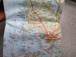 Suomi Finland maantiekartta 1:800 000 vägkarta, road map, strassenkarte