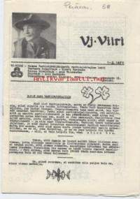 VJ-Viiri, 1957 vuosikerta, 5 numeroa