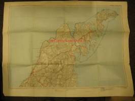Gotland norra delen kartta v 1959