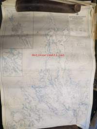 Södertälje-Landsort-Tvären 1932 -merikortti / sjökort / chart
