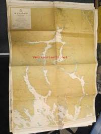 Mälaren norra delen 1937 -merikortti / sjökort / chart