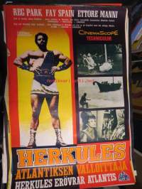 Herkules -Atlantiksen valloittaja / Herkules erövrar Atlantis -elokuvajuliste