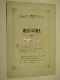 Maskis-Visa 1881 -laulun sanat