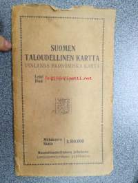 Suomen taloudellinen kartta; lehti III: 10 Viipuri 1917