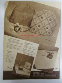 Kodin käsitöitä - Kotilieden liite 1937 nr 2 -magazine enclosure, home handicrafts
