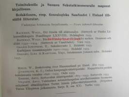 GENOS 1935, Sukutieteellinen aikaikauskirja - Tidskrift för släktforsning