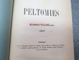 Peltomies 1897-1898, maatalalousaiheinen aikakauslehti -sidottu vuosikerta