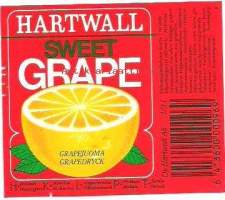 Sweet Grape grapejuoma -   juomaetiketti