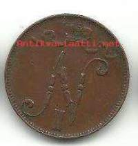 5 penniä  1908