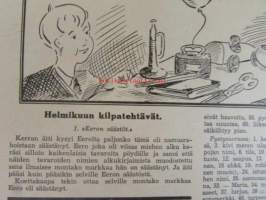 Säästäjä 1935 nr 2 - Säästöpankkiväen lehti - Kansikuvitus Martta Wendelin