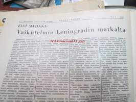 Räisäläläinen 1970 nr 4; Takaisinpaluu kotiin ja ensimmäinen yö, Vaikutelmia Leningradin matkalta, Moottoripyörällä Viipuriin ym.