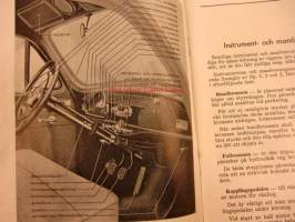 Ford Zephyr Six och Consul - Instruktionsbok - 1951