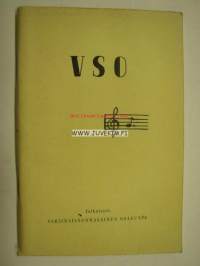 VSO Varsinais-Suomalainen osakunta -laulukirja