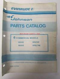 Johnson 6 1979 Parts book models, katso tarkemmat mallimerkinnät kuvasta