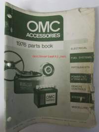 Johnson OMC accessories 1976 Parts book, katso tarkemmat mallimerkinnät kuvasta.