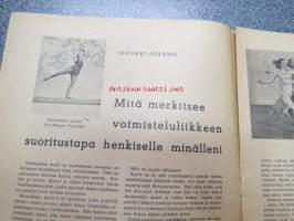 Kisakenttä 1945 nr 15 -Suomen Naisliikuntaliitto -julkaisu