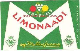 Hedelmä Limonaadi -   juomaetiketti