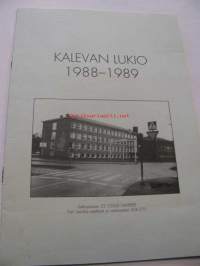 Kalevan Lukio 1988-1989