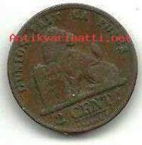 Belgia - 2 cent  1870