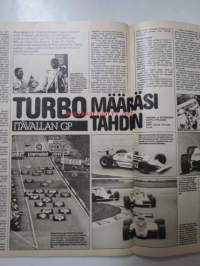 Vauhdin Maailma 1980 nr 10 -mm. VM maistelee Alfa Giulietta 1.6 ankanpoikanen, Formula 1 Saksan GP &quot;sirkus Keken kotiradalla&quot; Itävallan GP &quot;huippunopea kilpailu&quot;