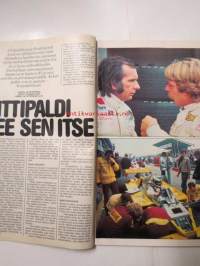 Vauhdin Maailma 1981 nr 2 -mm. Honda 750 Drag Bike Ahdettu alkoholipyörä, Motoguzzi Le Mans, Santa POD Internationals&amp;ProComp World Finals, F1 Kriisi FOCA nosti