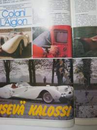 Vauhdin maailma 1982 nr 6 -mm. Le Mans 50 vuotta, Chervolet Monza Spyder, Chevrolet Corvette Stingray 439cid, 47. Päijänneajo, Chevy Vega Pro Street, Pro Stock