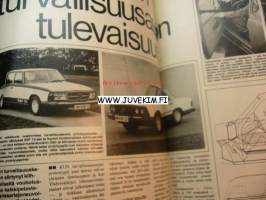 Tekniikan Maailma 1973 nr 8 testissä kiikarit. Rakennus sarja: Colbert. DAF 66. Terhi 10. Harley-Davidson 350 TV . Finnair napakymppi.