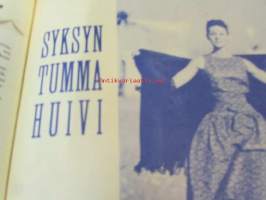 Kotiliesi 1960 nr 16,  elokuu itsenäisen naisen ammatteja - minusta tuli lankakauppias Aili Jokinen (Tampere), perintöesineitä oikeassa ympäristössä, kaulukset