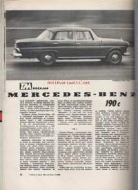 Tekniikan maailma  7/1963 ( Koeajossa Mrcedes-Benz 190 c - Honda 50 sport )