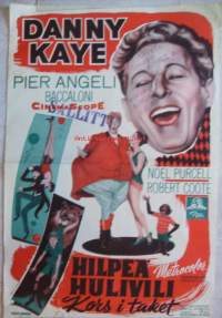 Hilpeä hulivili (1958)  Danny Kaye- elokuvajuliste