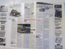 Vauhdin maailma 1994 nr 3 -mm. Formula 1 1994 kausi teamit ja F1 kypärätaiteilija mike Fairholme, F1 matlaopas ja lukijakisa, Käyttötesti 50000 Citroen ZX SP3