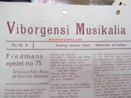 Viborgensi Musikalia Koseria 1937 nr 00  9 - Ilmestyy tarpeen tullen / Utkommer vid behov -viipurilainen pilalehti