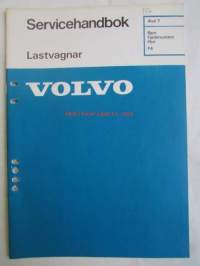 Volvo Lastvagnar -Servicehandbok, Avd 7, Ram Fjädersystem Hjul, F4