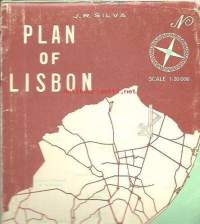 Plan of Lisbon / Lissabon - kartta
