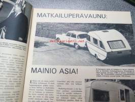 Tuulilasi 1969 nr 1, sis. mm. seur. artikkelit / kuvat / mainokset; Kansikuva Yamaha moottorikelkka, Järjetön autoverotus, Talviajoharjoittelu, MKP Midi