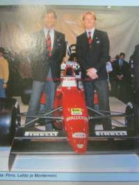 Vauhdin Maailma 1991 nr 3 -mm.  Formula 1 kausi 1991 nyt on tosi kyseessä, F1 matkaopas ja lukija kilpailu, Ralli-MM Ruotsi ja Monte Carlo,Ralli-EM hankiralli, Los