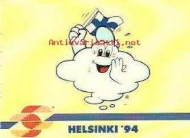 Helsinki EM´94  keräilykortti, keräilykuva -  tarra  3 eril