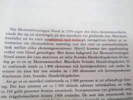 Ekonommatrikel - Svenska Handelhögskolan 60 år - Ekonomföreningen Niord -ekonomimatrikkeli, numeroitu 202 / 250