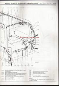 Mitsubishi L 300 - Workshop Manual  Electrical wiring supplement ´89