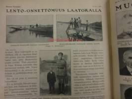 Suomen Kuvalehti 1921 / 38 sis mm,kansikuva Adolf Lindfors.Amerikkalainen jalkapallopeli,kirj,Lauri Pihkala.Lento-onnettomuus Laatokalla.