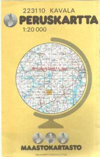 Kavala - 2131  10  Peruskartta 1 : 20 000  kartta