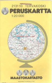 Tervakoski  - 2131  10  Peruskartta 1 : 20 000  kartta