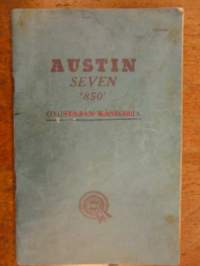 Austin Seven 850 -käyttöohjekirja