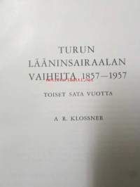Turun Lääninsairaalan vaiheita 1857-1957 Toiset sata vuotta